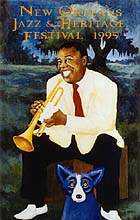1995 Jazz & Heritage Festival Official Poster