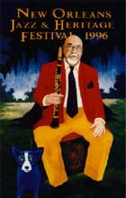 1996 Jazz & Heritage Festival Official Poster
