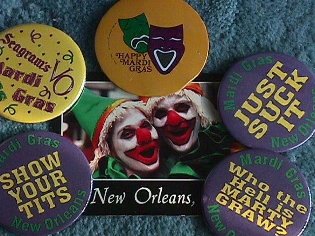 Mardi Gras Pin Collection
